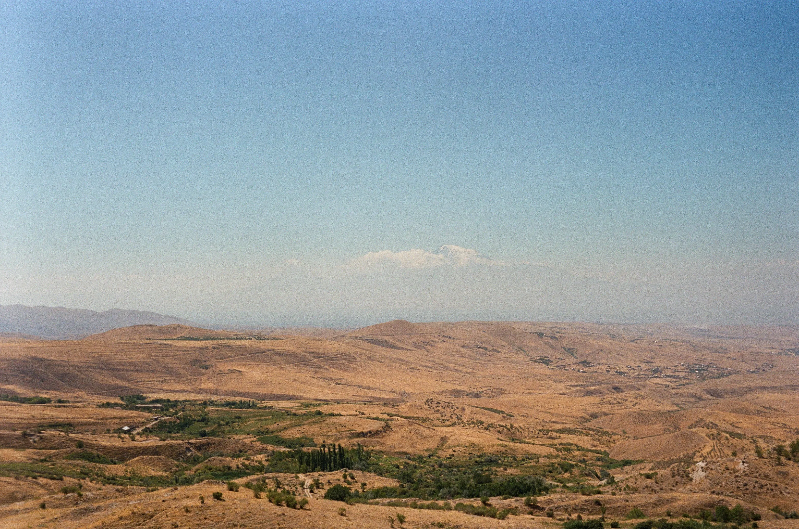 Film photograph from Armenia, titled "ararat highlands".
