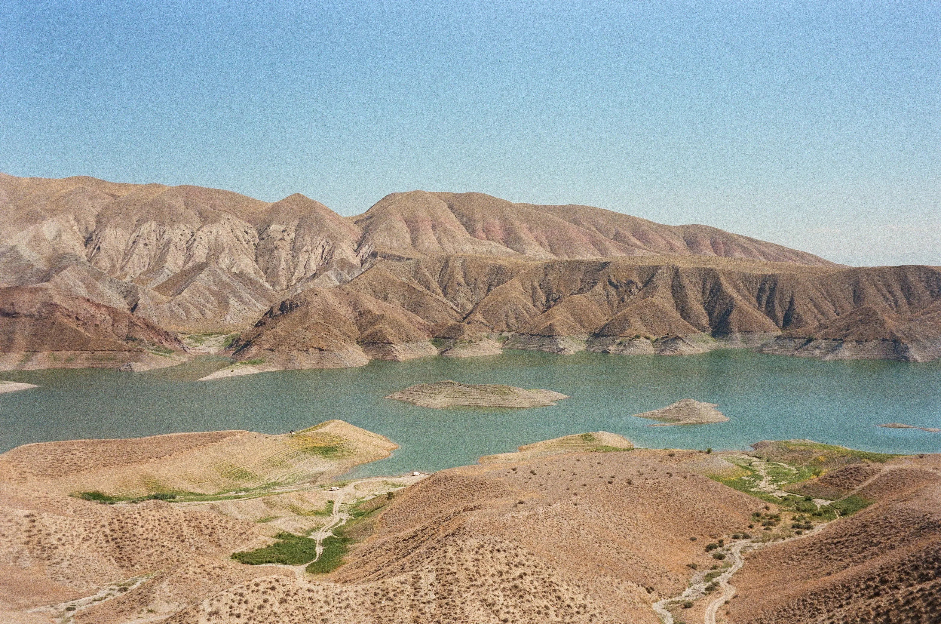 Film photograph from Armenia, titled "azat reserve".