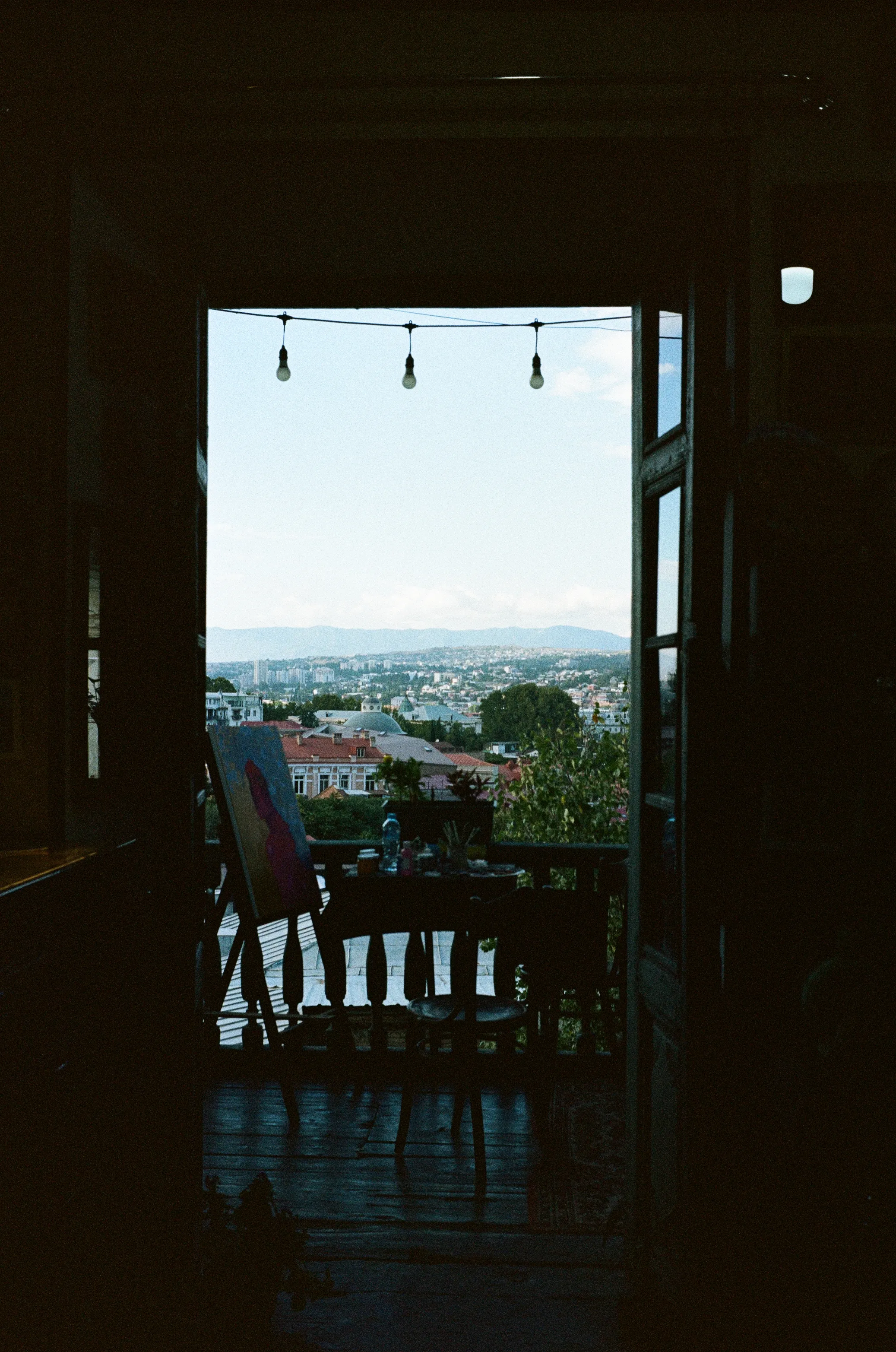 Film photograph from Georgia, titled "art store p160".