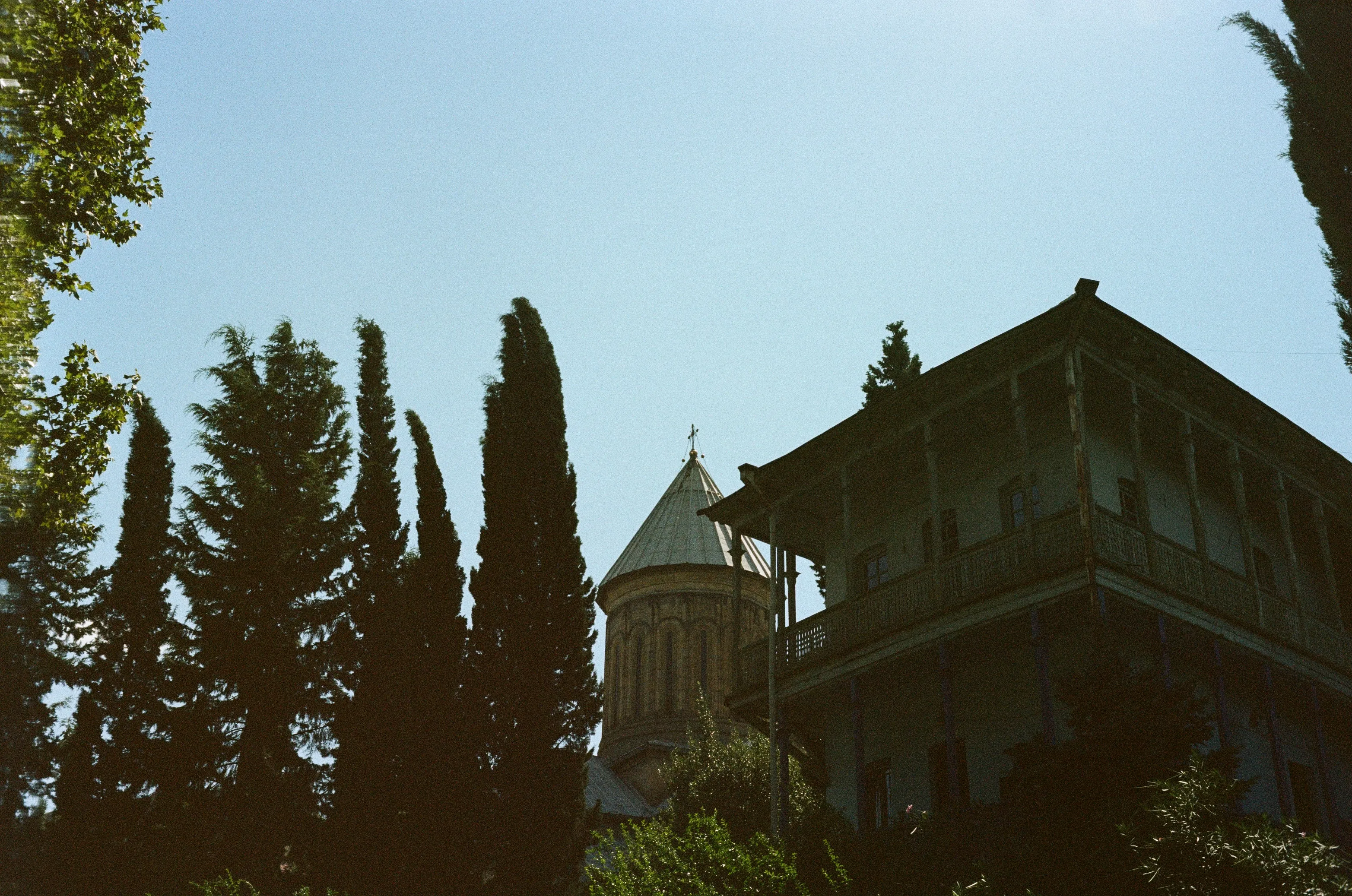Film photograph from Georgia, titled "church2 p160".