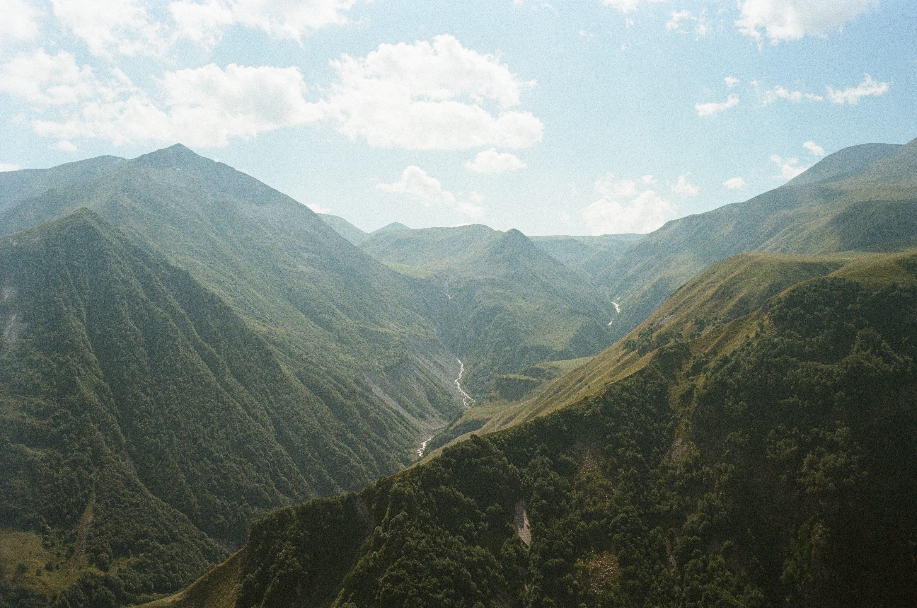 Film photograph from Georgia, titled "kazbeck p160".