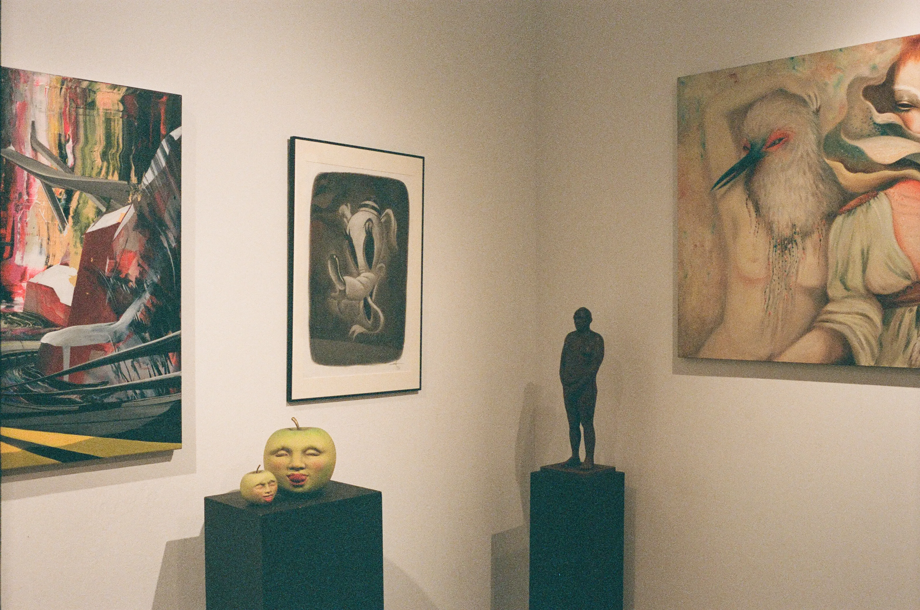 Film photograph from Spain, titled "art exhibit 3".