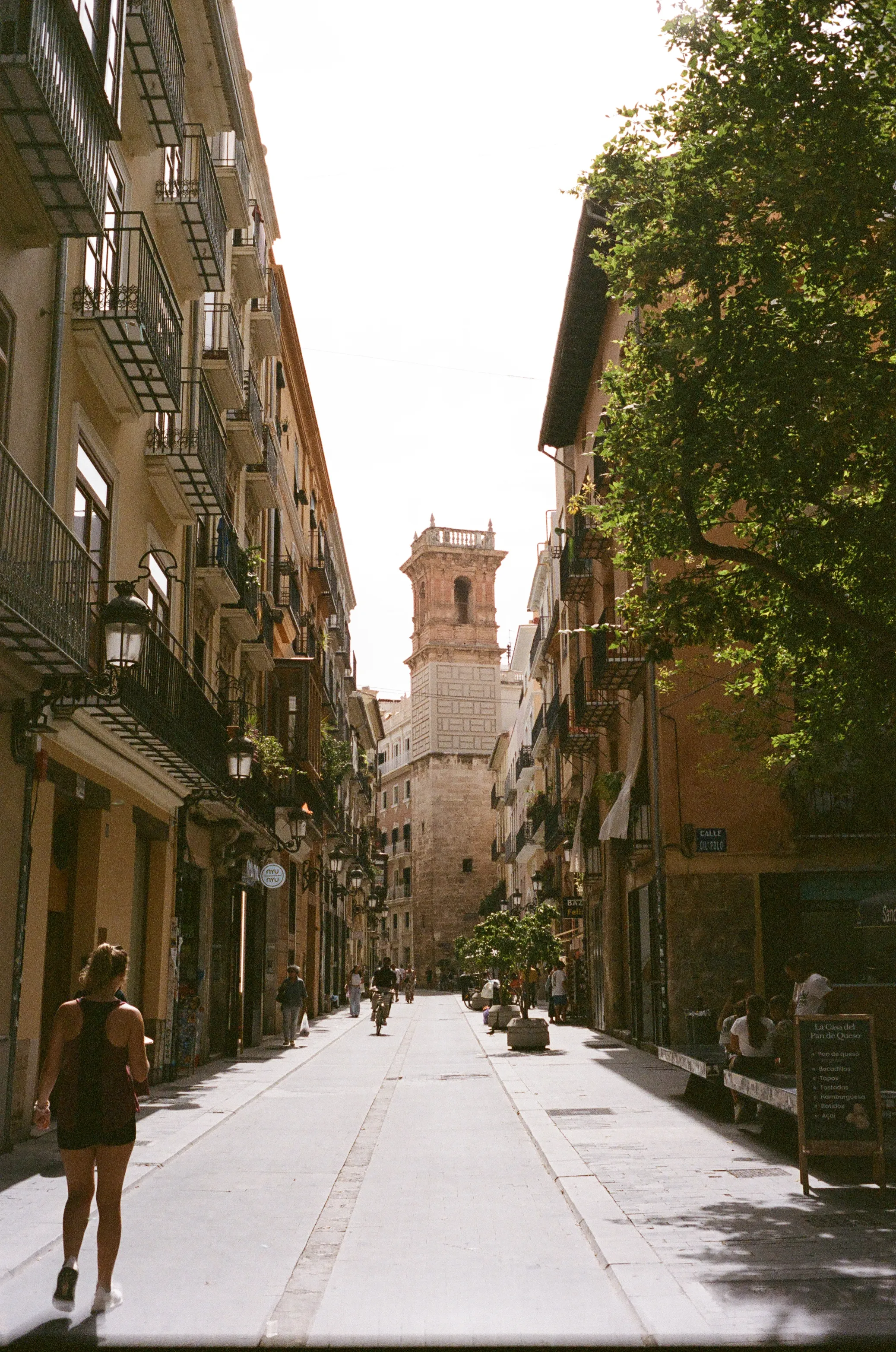 Film photograph from Spain, titled "valencia".