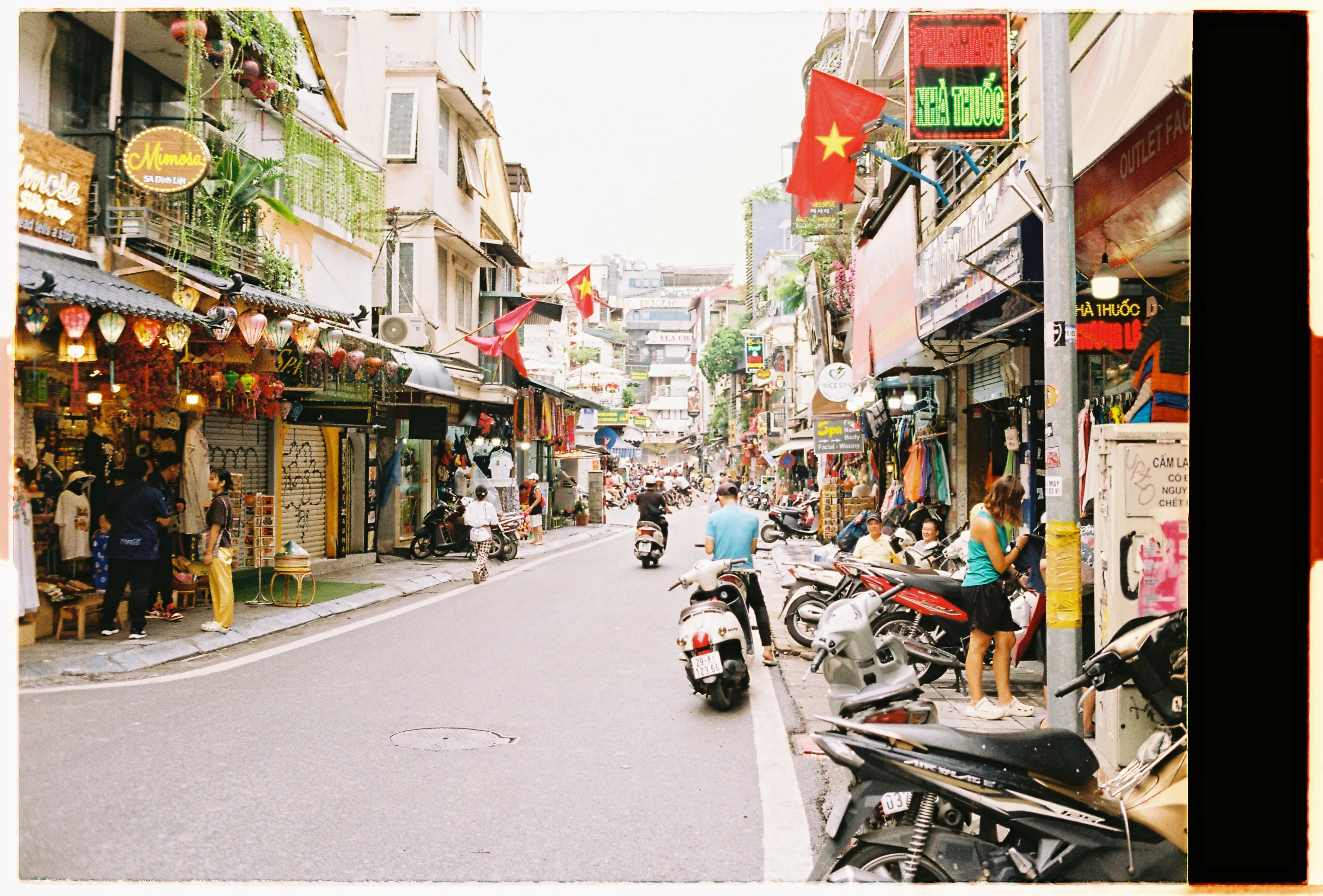 Film photograph from Thailand, titled "hanoi".